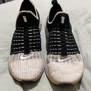 Grey and white Nike phantom reacts